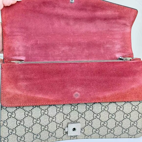 Gucci Dionysus Medium Shoulder Bag Blppms Print GG Coated Canvas - Picture 8 of 9